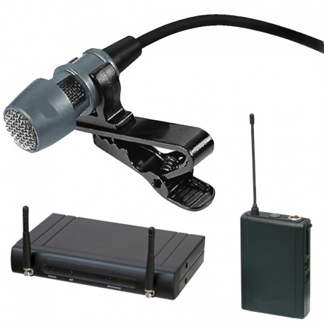 Système de microphone sans fil UHF à 4 canaux avec 2 micros de  détermination sans fil,casque Lavalier,micro 328- UHF07-4-2[B] - Cdiscount  TV Son Photo