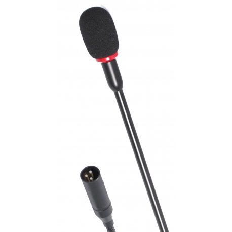 Microphone electret col de cygne