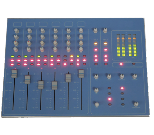 Table de mixage radio - compact broadcast usb