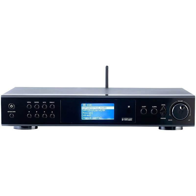 VR-Radio et télécommande IRX-500 Tuner connecté avec Fonctions Radio Internet/FM/Dab 