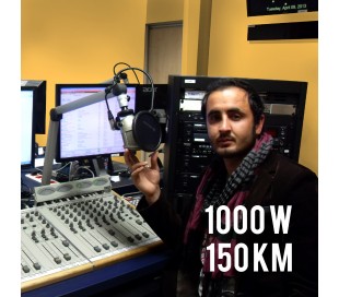 FM radio 1000w tropicalized - 150km