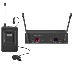 Système de microphone multifréquence avec technologie UHF PLL